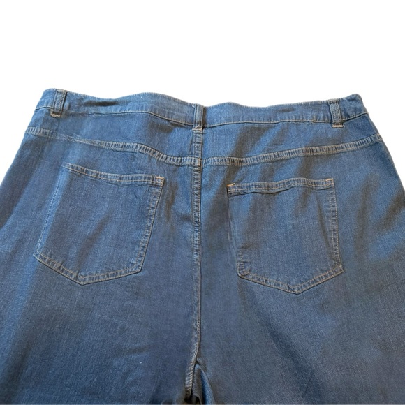 Denim & Co Plus Size Light Wash Wide-Leg Jeans in 18W NWOT - Picture 11 of 16